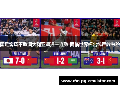 国足客场不敌澳大利亚遭遇三连败 面临世界杯出线严峻考验